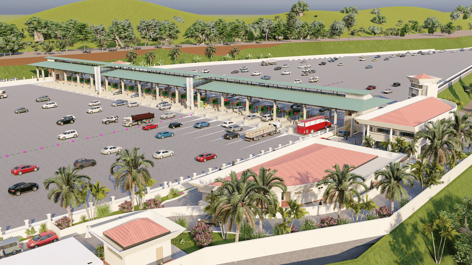 INFRASTRUCTURE ROUTIER GARE À PÉAGE DU 4ÈME PONT D’ABIDJAN COTE D’IVOIRE