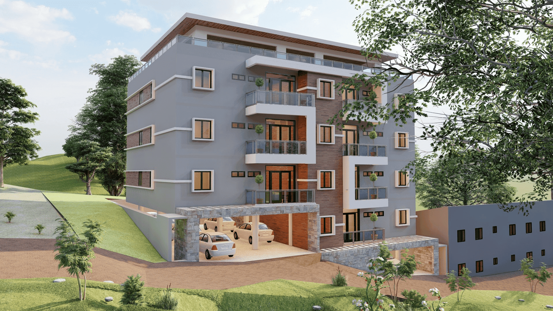 IMMEUBLE D’APPARTEMENTS NKOLBISSON
